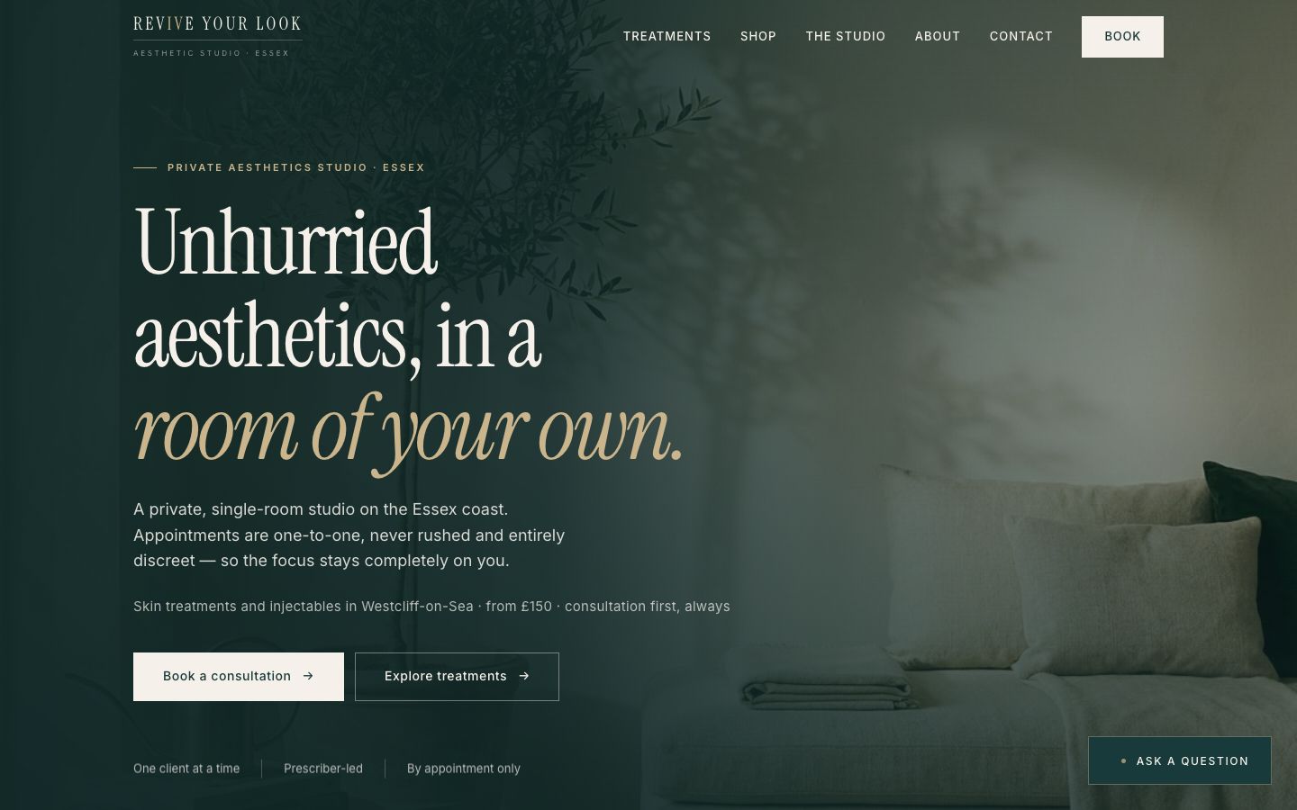 RevIVe Your Look website